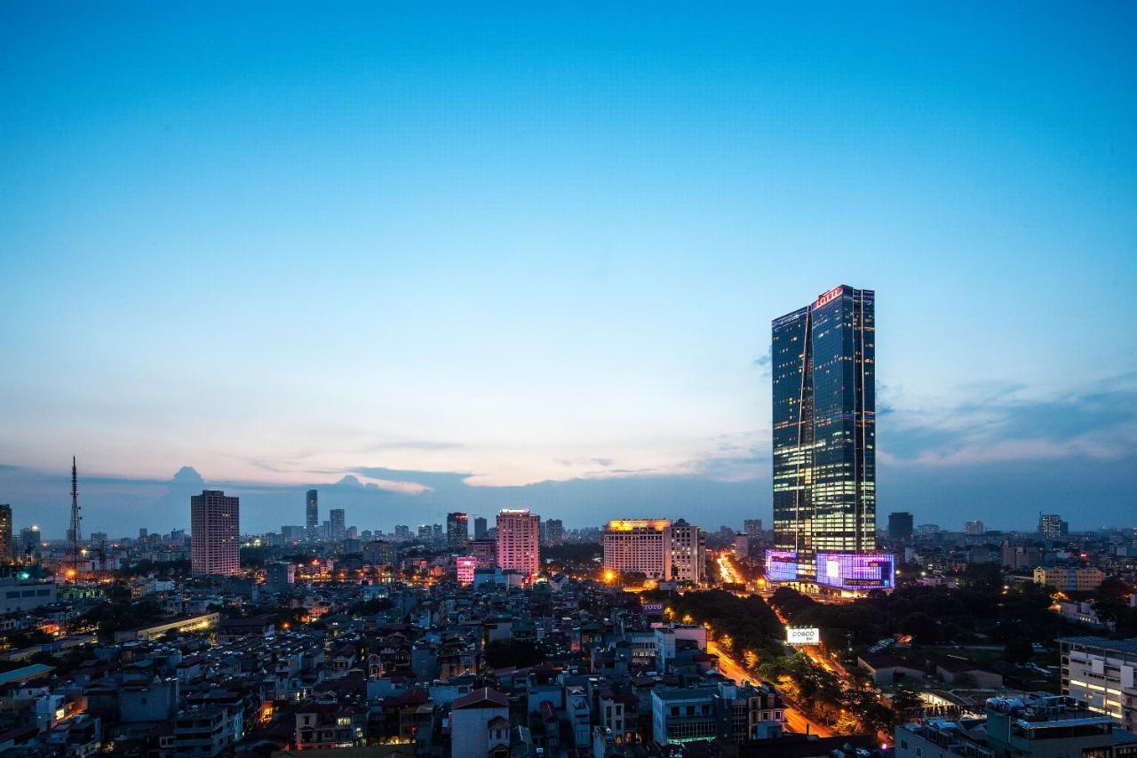 Lotte Hotel Hanoi Exterior foto View of the city